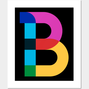 Letter B Posters and Art